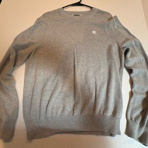 Express Light Gray Crewneck Sweater Large